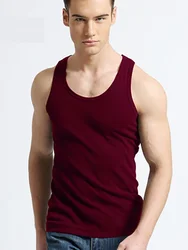 Men's Underwear Cotton Tank Top Men High Quality Bodybuilding Singlet Sleeveless Slim Fit Vest Men Tank Tops