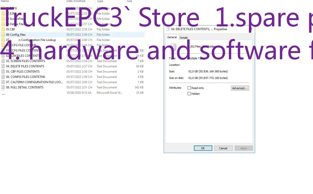 

TruckEPC3 METAFILES 52 ГБ ЭКРАН ЭКРАН CBF Config & Удаление ПИЛЬНЫ Оновление 04.2022
