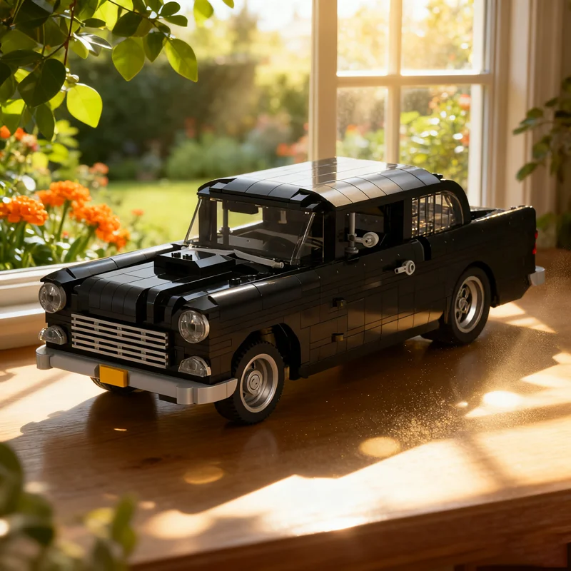 1479pcs MOC Chevy Bel Air Street Rod Iconsed Model Building kerstcadeau blokken Architectuur speelgoed Monteren DIY idee Verjaardag