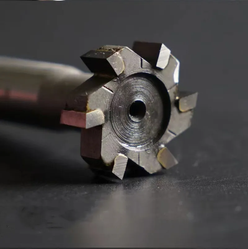 Welded YG8 Alloy T-Slot Milling Cutter Tungsten Steel Rough Inserted Straight Shank For Hardness Metal Keyway Endmills Tool