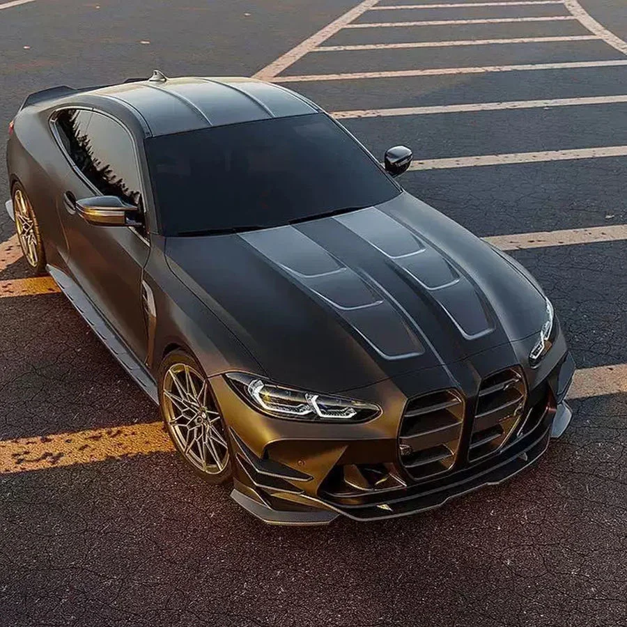 Top Material Real Dry Carbon Fiber Car Hood Bonnet Cover for G80 M3 G82 M4 2