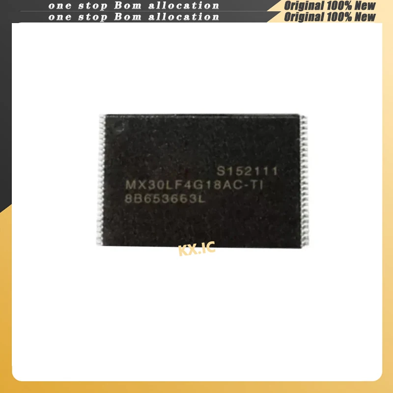 10PCS/LOT 100% New Original  MX30LF1G18AC-TI  MX30LF1G1  X30LF1G18AC-TI  TSSOP-48