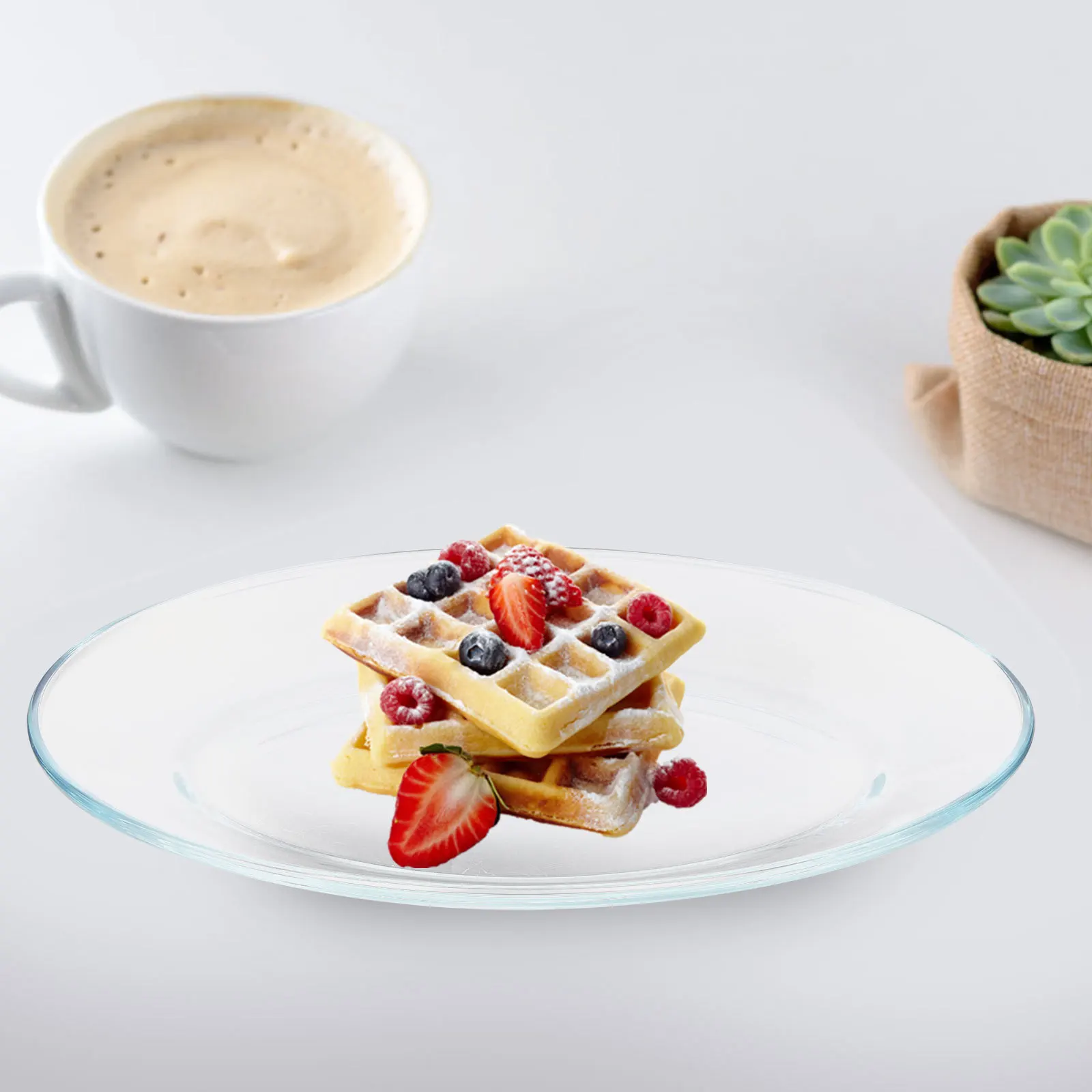 

Tempered Glass Fish Steaming Plate Serving Platter for Home Dinner Party Restaurant Buffet Food Dish Serving Platter