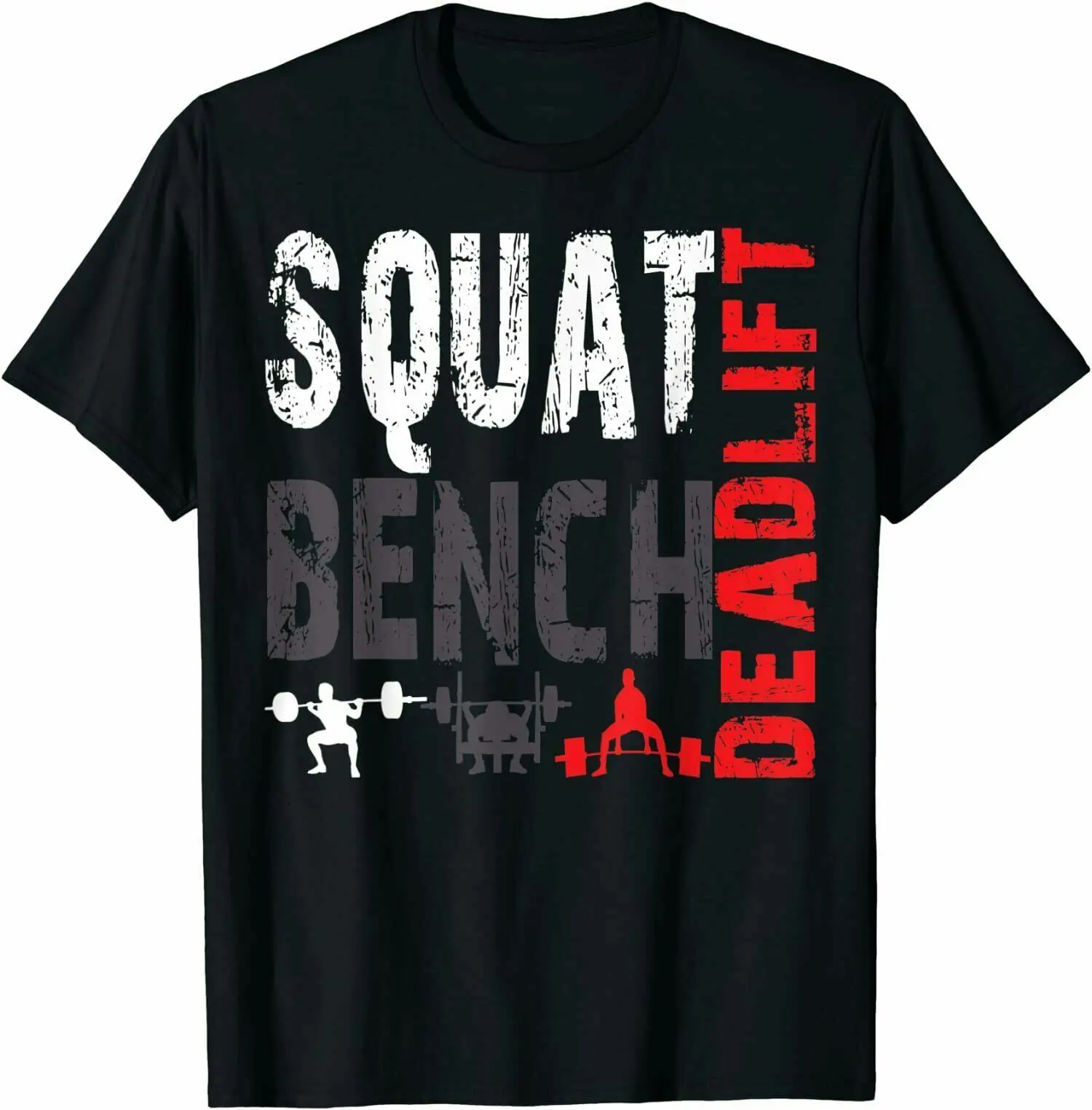 NEW LIMITED Powerlifting,Squat,Bench,Deadlift,Weightlifting T-Shirt Size S-3XL