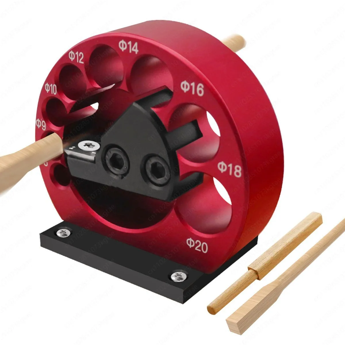 

Adjustable Dowel Making Jig for Drill, Aluminum Round Tenon Cutter Tool Transforms Square Wood to Perfect Cylinders, 5-30mm