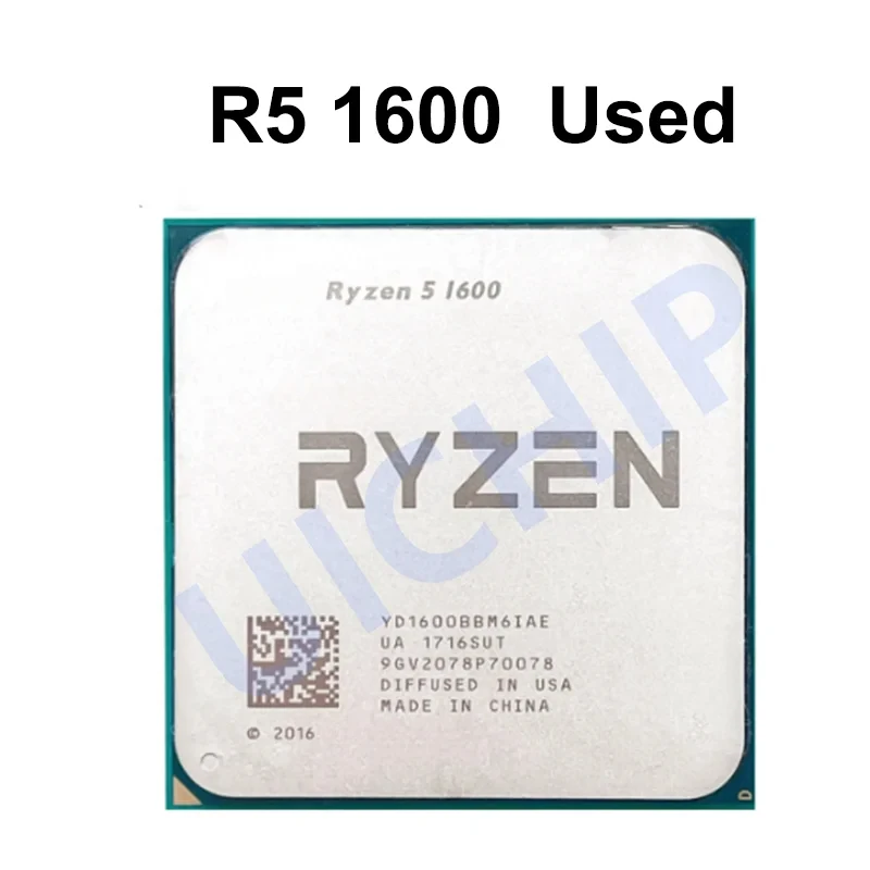 

Ryzen 5 1600 R5 1600 3.2 GHz Six-Core Twelve Thread 65W CPU Processor YD1600BBM6IAE Socket AM4