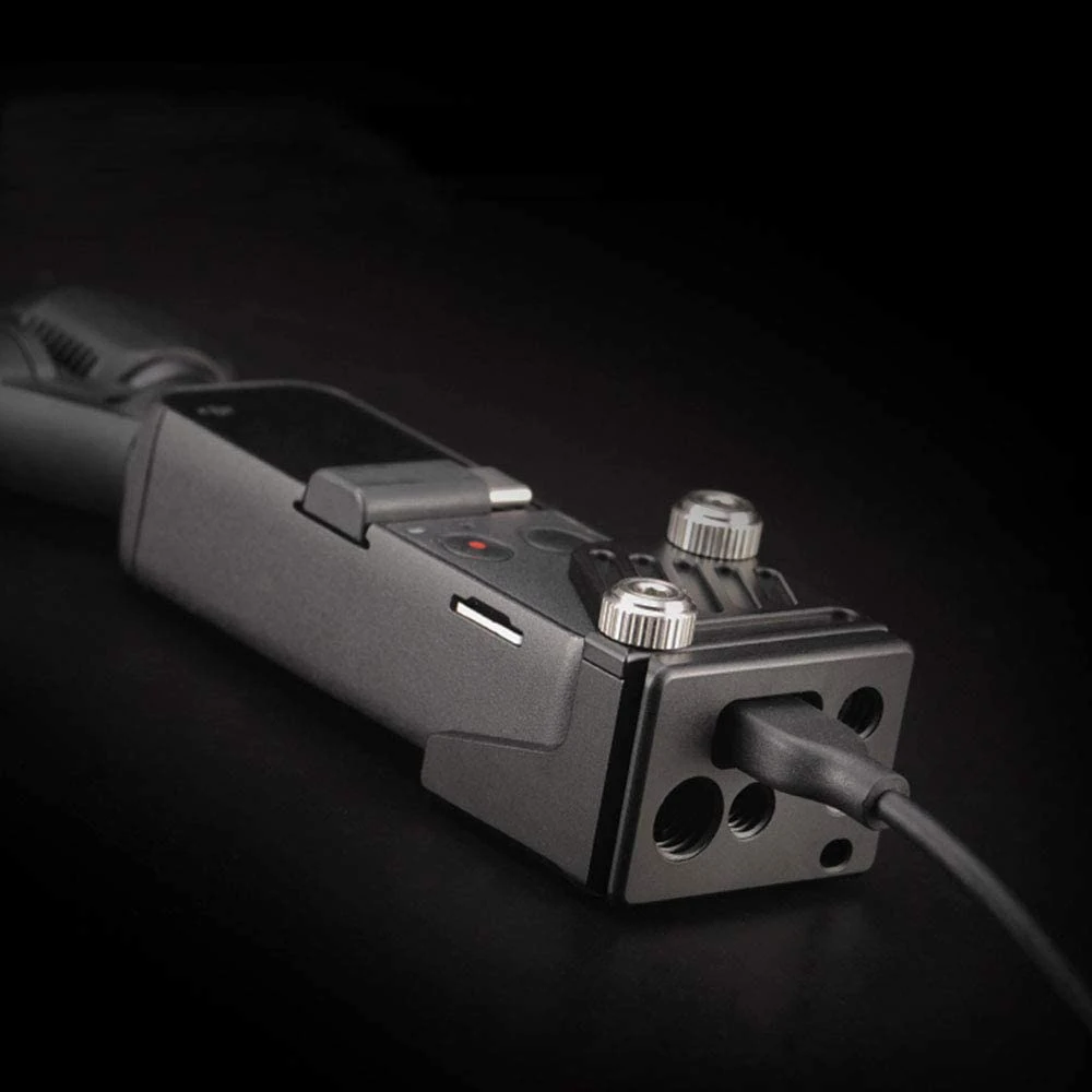 M07K-For DJI Osmo Pocket Tripod Mount Adapter Cage Base With 1/4 Mount And Arca Swiss Quick Release System