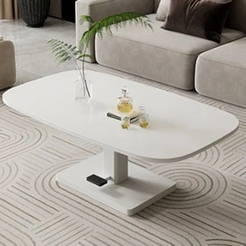 

Rectangle Decoration Coffee Table Clear Aesthetic Standing Nordic Side Table Irregular Mesa Auxiliar Living Room Decoration