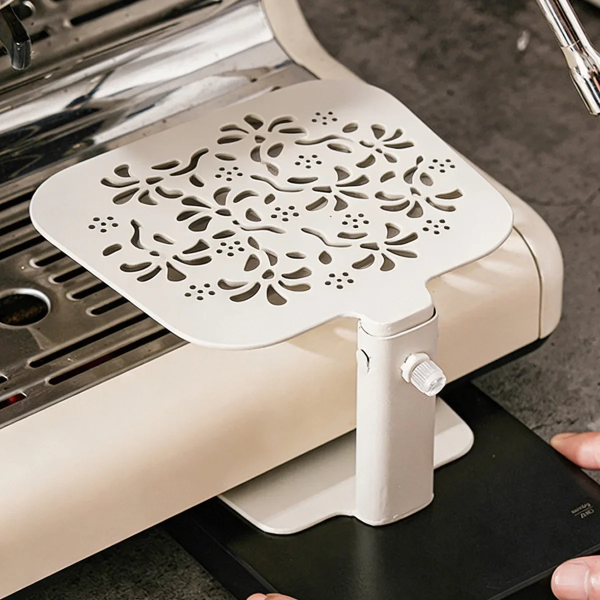 

Metal Coffee Scale, Weighing Stand, Scale Rod Protection Holder for Coffee Machine and Electronic Scales