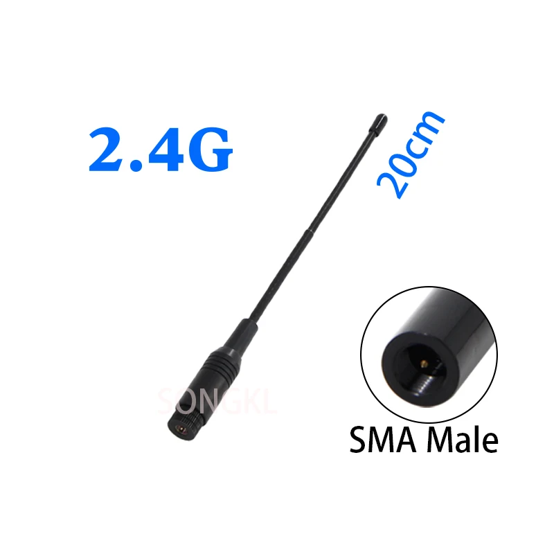 Antena omnidireccional Wifi con Bluetooth, amplificador de señal de alta ganancia para enrutador de tarjeta de red inalámbrica, 2,4G, ZigB