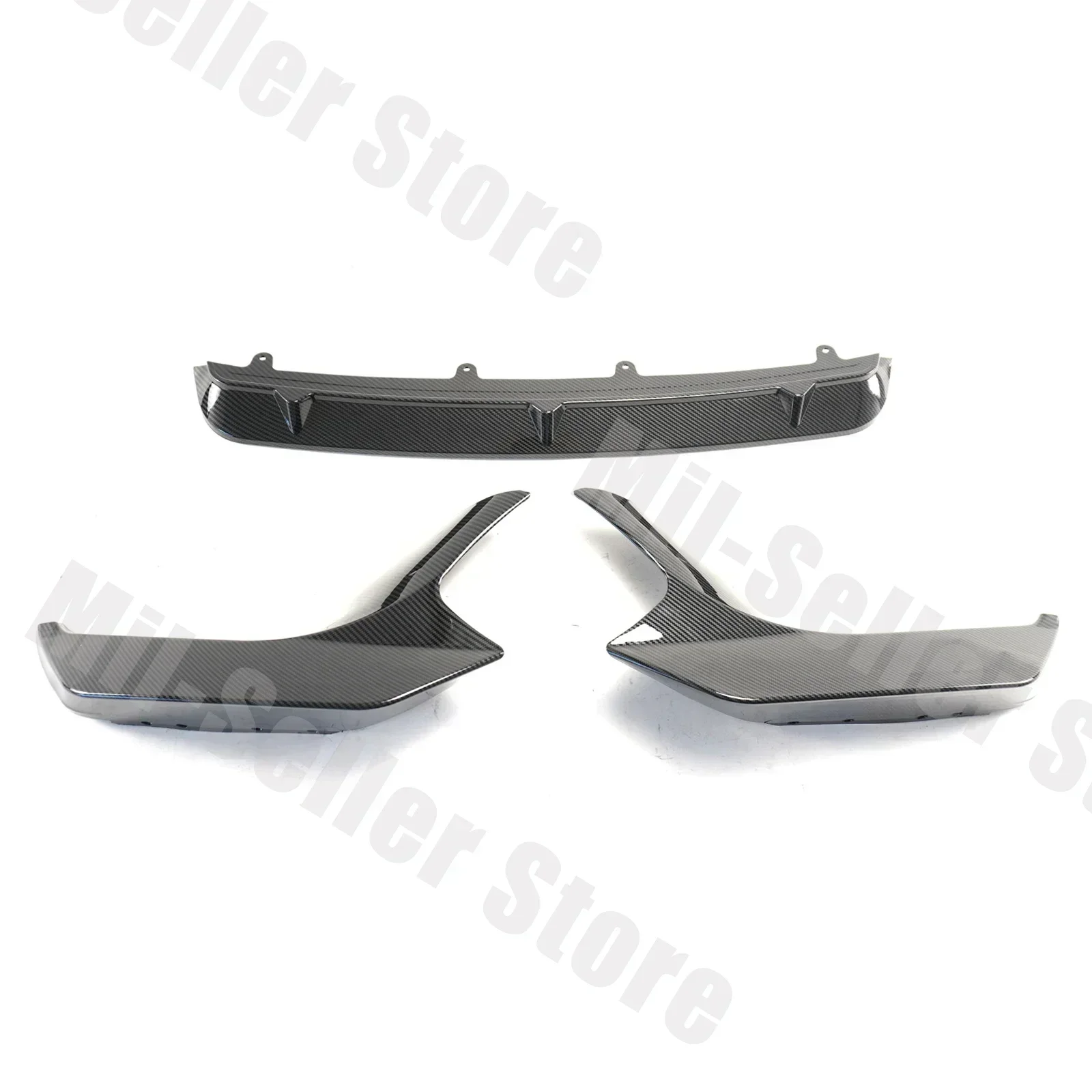 For BMW F87 M2 Competition 2016 2017 2018 2019 2020 Front Bumper Lip Car Accessories Spoiler Splitter Body Kit Glossy Black view 6