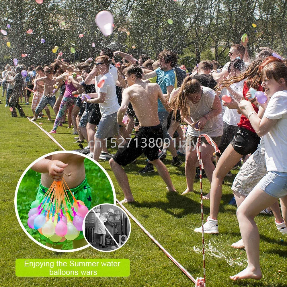 111pcs Summer Water Balloons Toys for Children Adults Outdoor Water Game Pool Games Beach Party