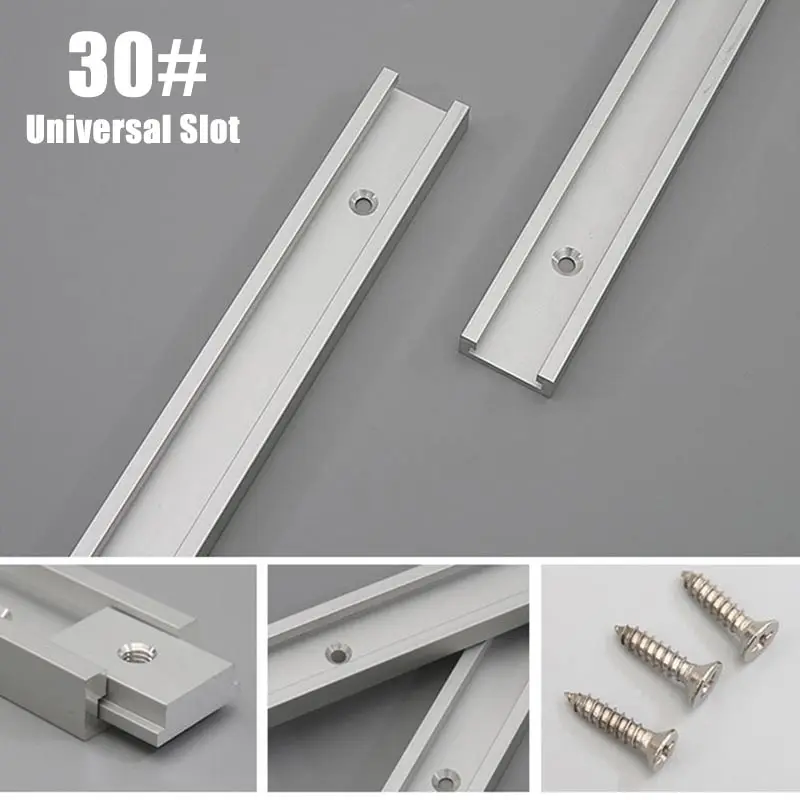 Woodworking 30# T Track Slot Table Saw Pusher DIY Modifications Workbench Slider 30cm 40cm 50cm Type-30 Universal Track tools