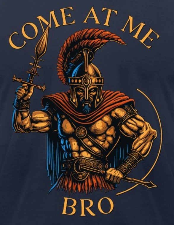 Come at Me Bro-Funny Spartan Kokor Pull à capuche pour homme, 100% coton, sweat-shirt décontracté confortable, streetwear à la mode, nouveau