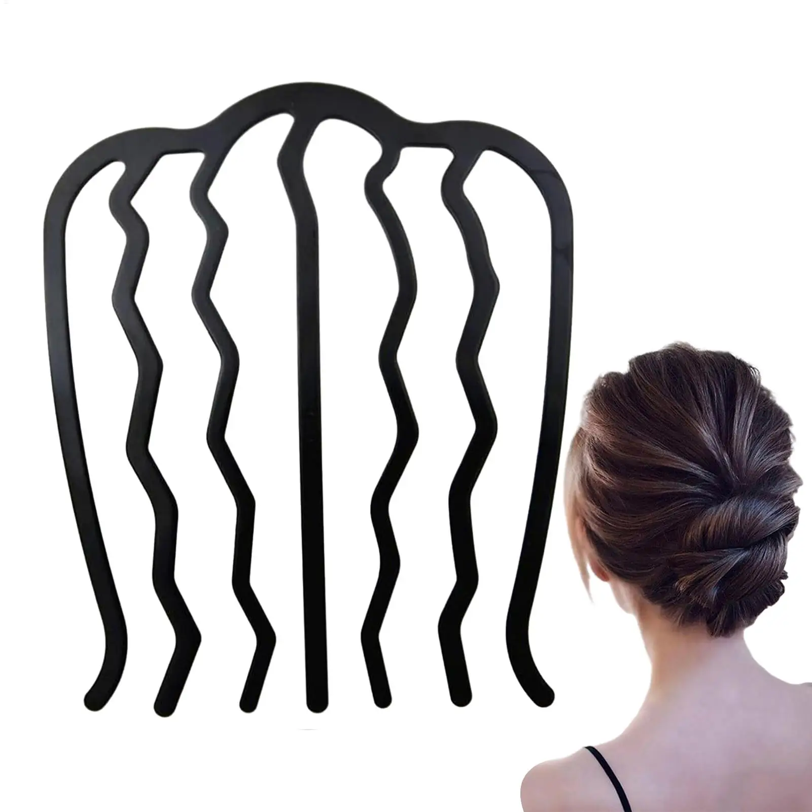 Haarkamm-Clips für Styling, U-förmige feine Haare, seitliche Kämme für Frauen, französische Twist-Haarkämme, Hochzeit, feines Haar, Damen-Haarkämme aus Metall