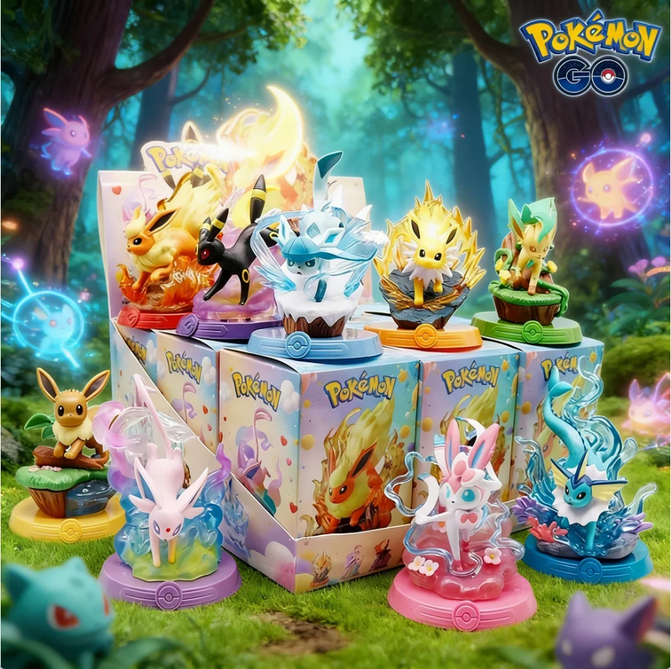 

9 Style Kawaii Pokemon Figure Eeveelution Figure Sylveon Vaporeon Anime Figure Eeveelution Figure Model Anime Figure Decorations