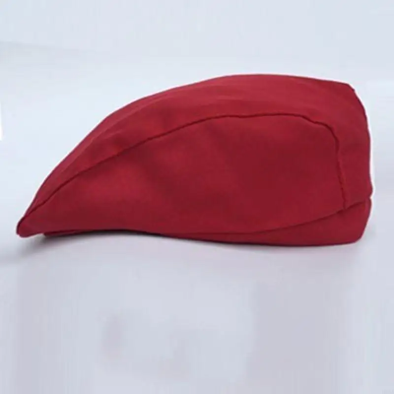 P88A قبعة طاهٍ للرجال والنساء معجنات بيكر مطبخ كوك كوفي شوب قبعة منقار البط #2