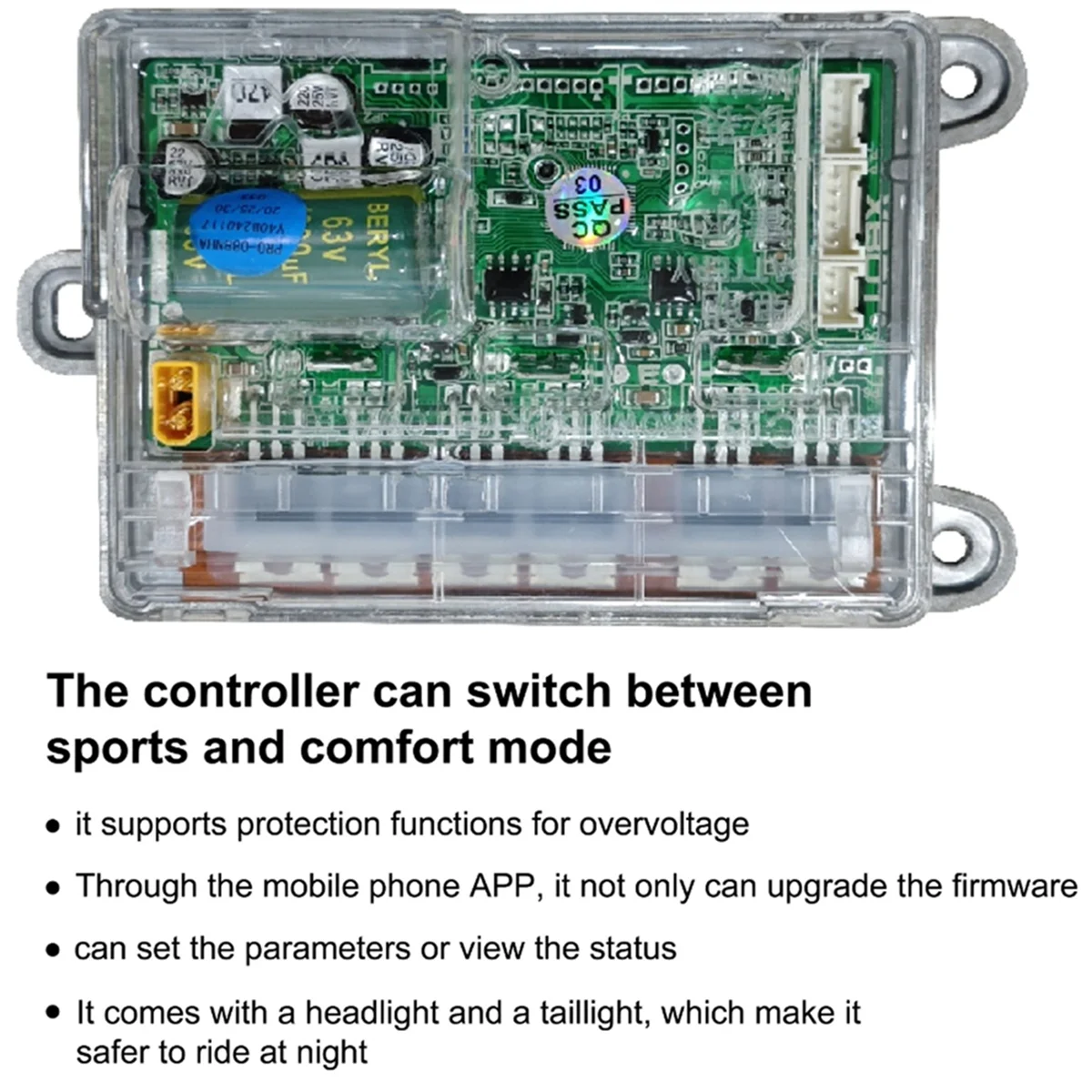 New Upgrade Electric Scooter Motherboard Controller Digital Display with Accelerator Front and Rear Light for M365 PRO