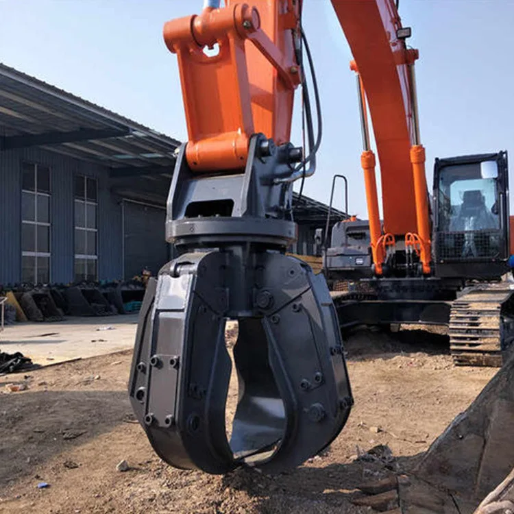 Hydraulic single-shaft steel grabber of steel grabbing equipment