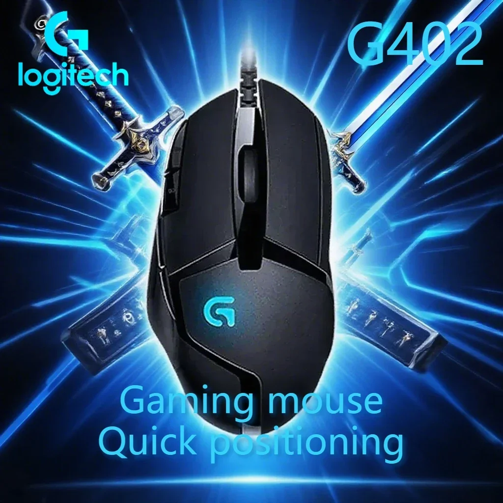 

Original Logitech G402 Hyperion Fury - Wired FPS Gaming Mouse, Optical Sensor for CS/LOL mouse mouse gamer mouse wireless laptop