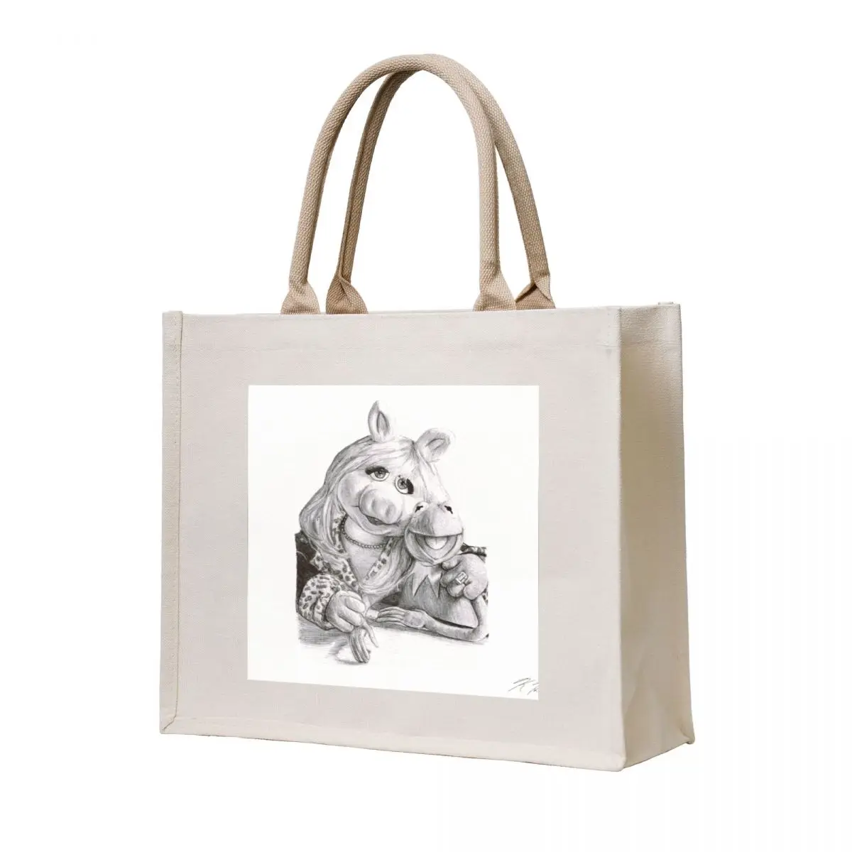

Kermit and Miss Piggy - Ballpoint Pen Tote Bag Woman shopper bag university men men's