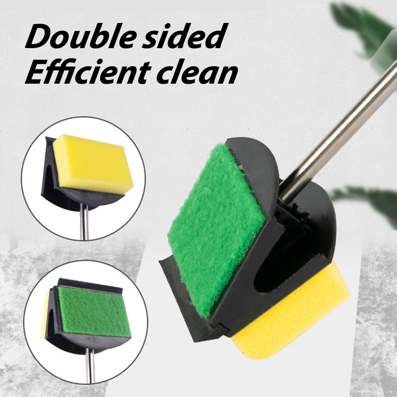 New Premium Top-notch High Quality 3-in-1 Sponge Floating Algae Scraper Tools - Efficient Glass Plant Cleaning Brushes for Fish 