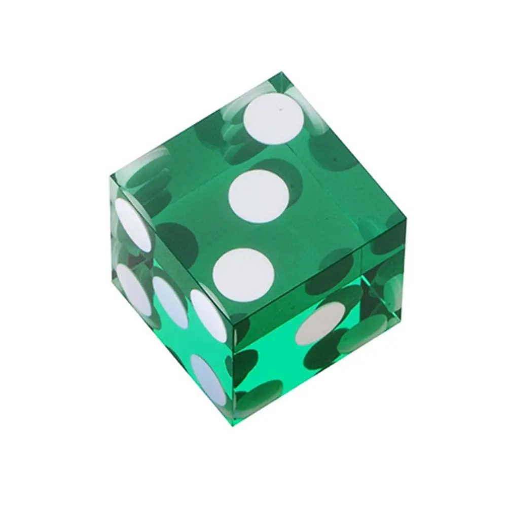

Desktop Game D6 Craps Puzzle Game Playing Games 19mm Razor Edges Transparent Dice D6 Dice 6 Sided Dice Square Point Dice
