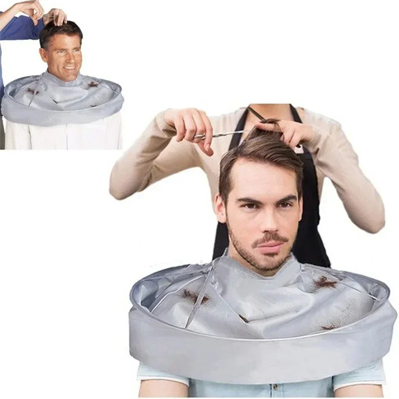 

Barber Adult Children Haircut Cloak Foldable Dye Aprons Hair Cutting Hairdressing cape Breathable Household haircut Tool Capes