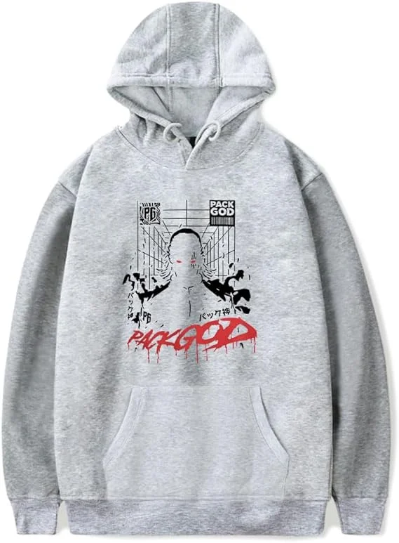 Packgod 까마귀 남성과 여성을 위한 멋진 프린트 상품 긴 소매 캐주얼 스웨트 셔츠