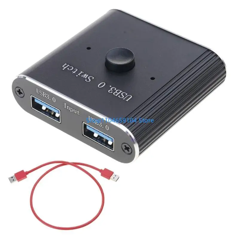 Bidirectional USB3.0 Switches Fast Data Transfer Up to 5Gbps Share USB Devices Between 2 Computers Easily
