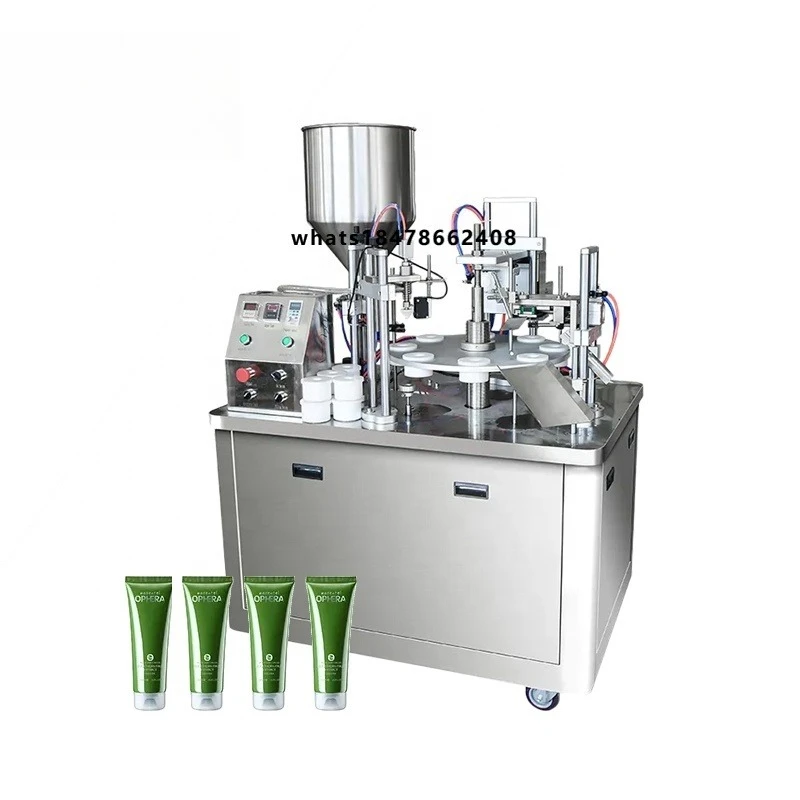 Semi Automatic Soft Plastic Tube Filling Sealing Machine Toothpaste Cosmetic Cream Tube Filling and Sealing Machine