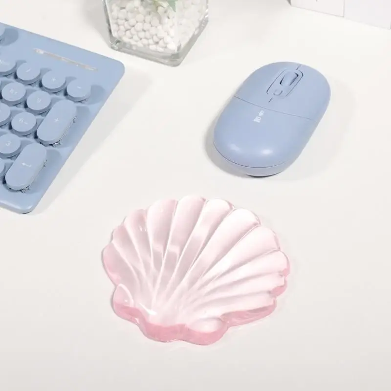 Creative Men Women Office Game Wrist Guard Mouse Pad Cute Waterproof Small Silicone Transparent Wrist Rest