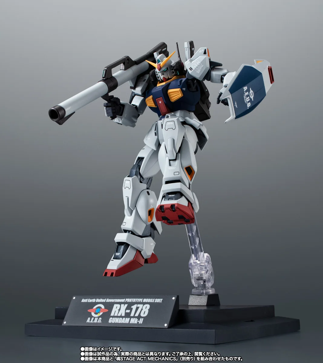 Original In Stock Bandai ROBOT SPIRITS Z Gundam 40th AEUGO Specification RX-178 Gundam Mk-II Figure Anime Genuine Action Model view 4