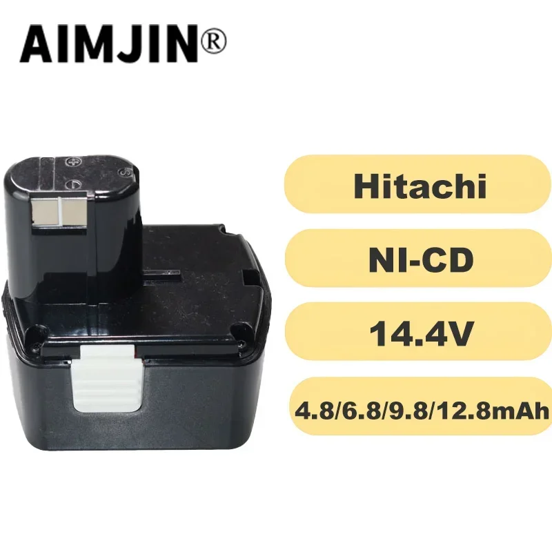 

Replaceable Power Tool Battery Suitable for Hitachi, 14.4V, 4800 mAh, 6800 mAh, 9800 mAh, 12800mAh