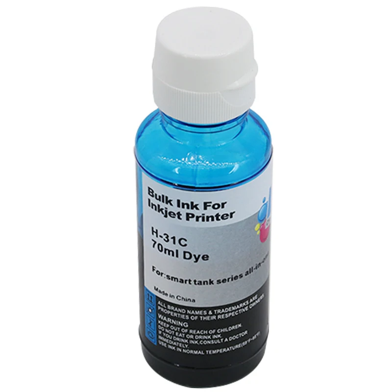 GT31 GT32XL GT5810 GT5820 ricarica inchiostro Dye compatibile per HP Smart Tank 7301 6001 7602 5101 7001 450 455 457 513 551 555 558 559 5