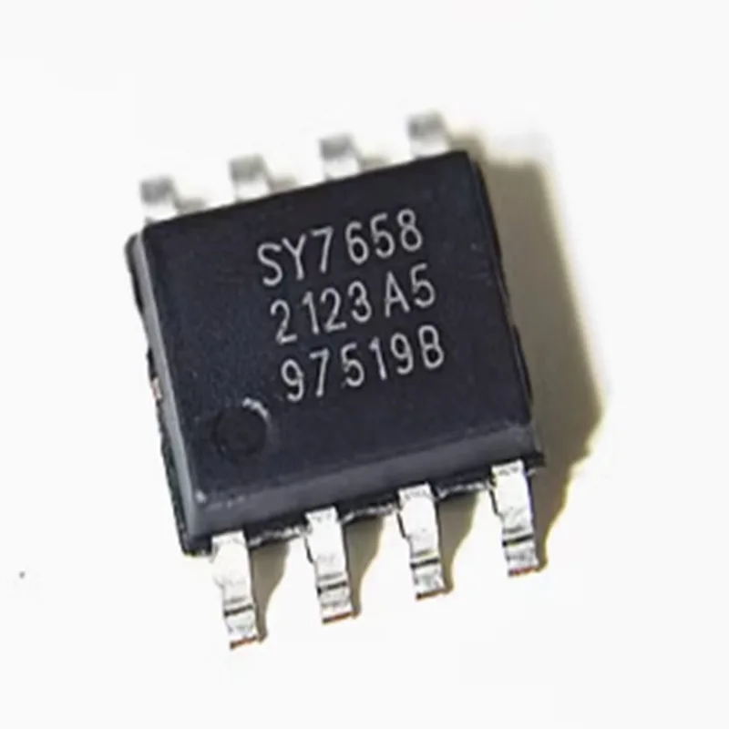Original SY7658-E2K2R empaquetado SOP-8 estuche de carga TWS Bluetooth auricular chip de gestión de carga