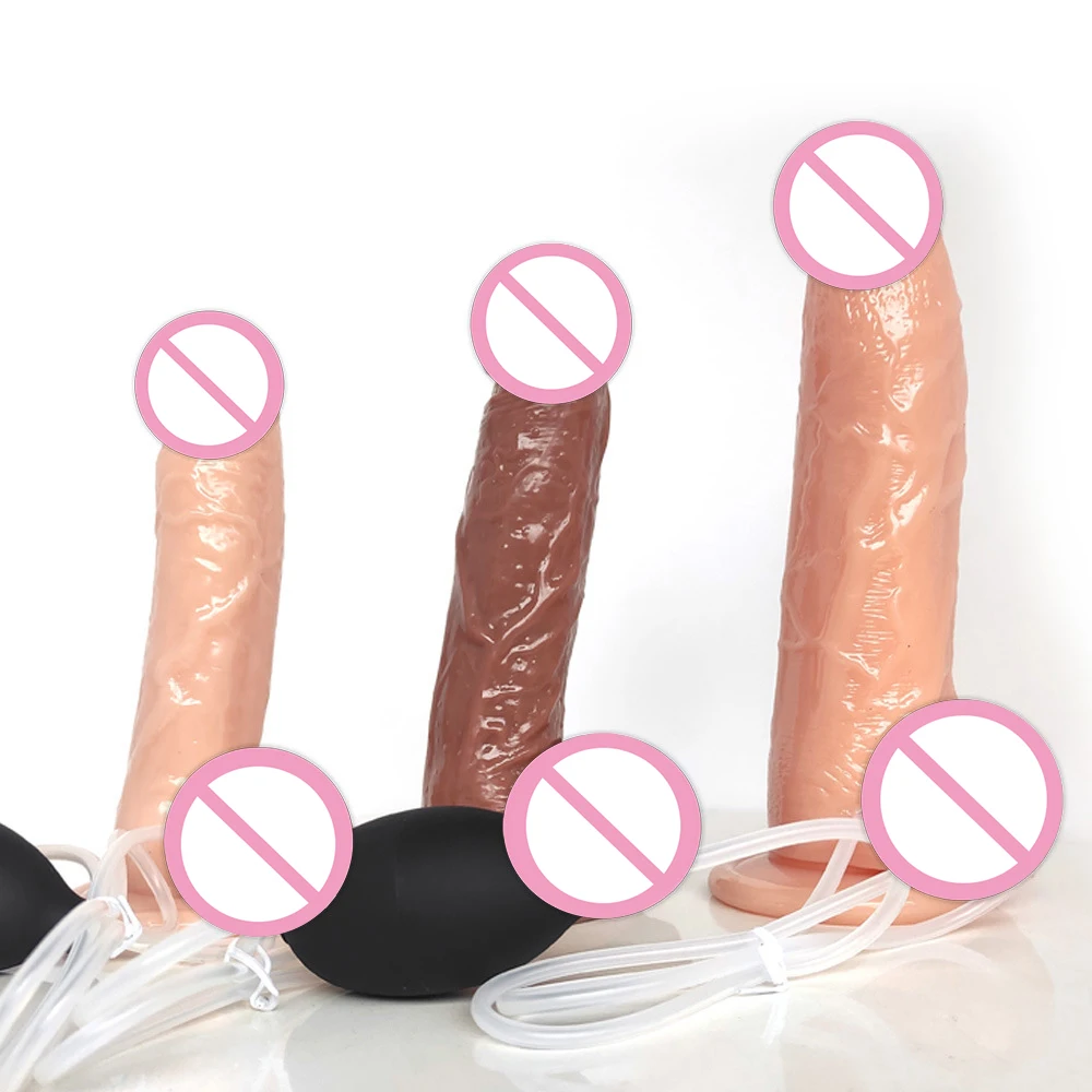 Gode éjaculant en silicone pour femme, pénis Él, mastrubator féminin, jouets sexuels, ventouse, 3 tailles