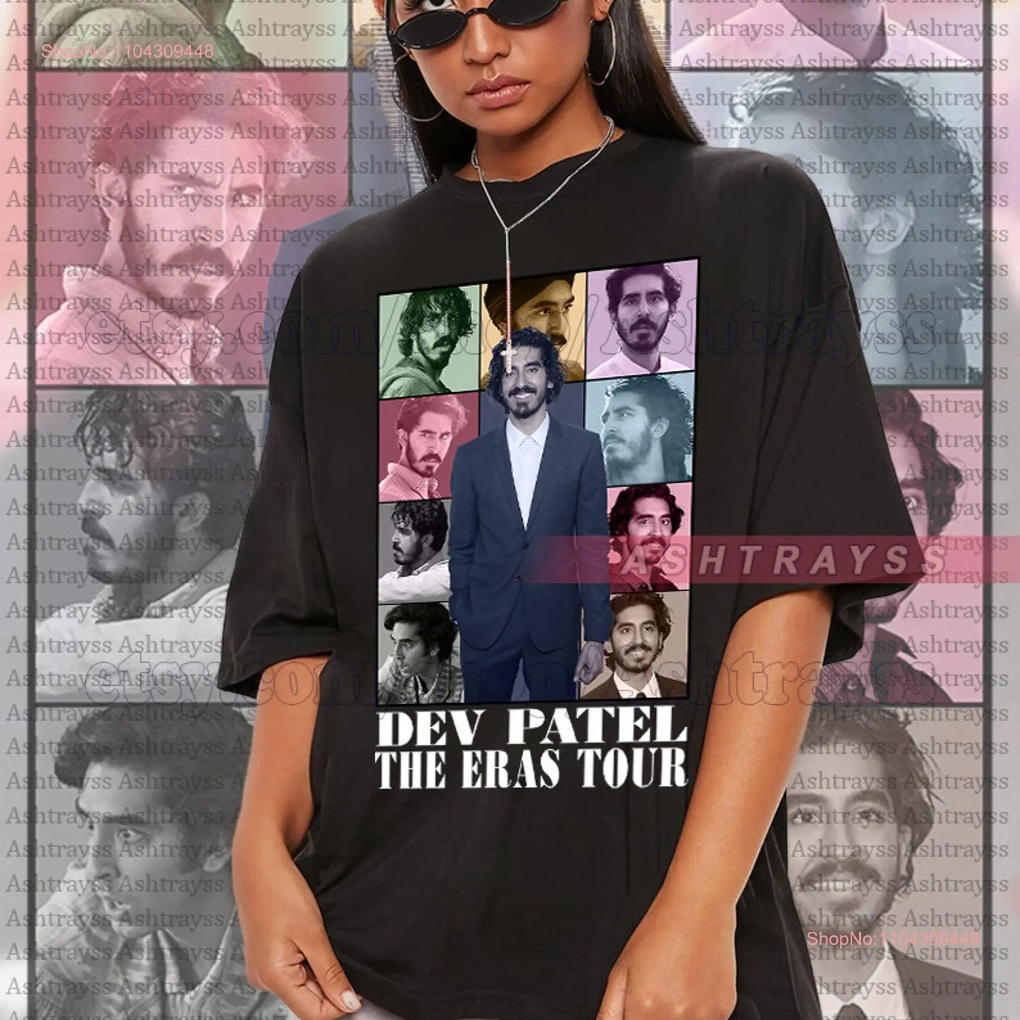 Dev Patel The Eras Tour T shirt long or short sleeves