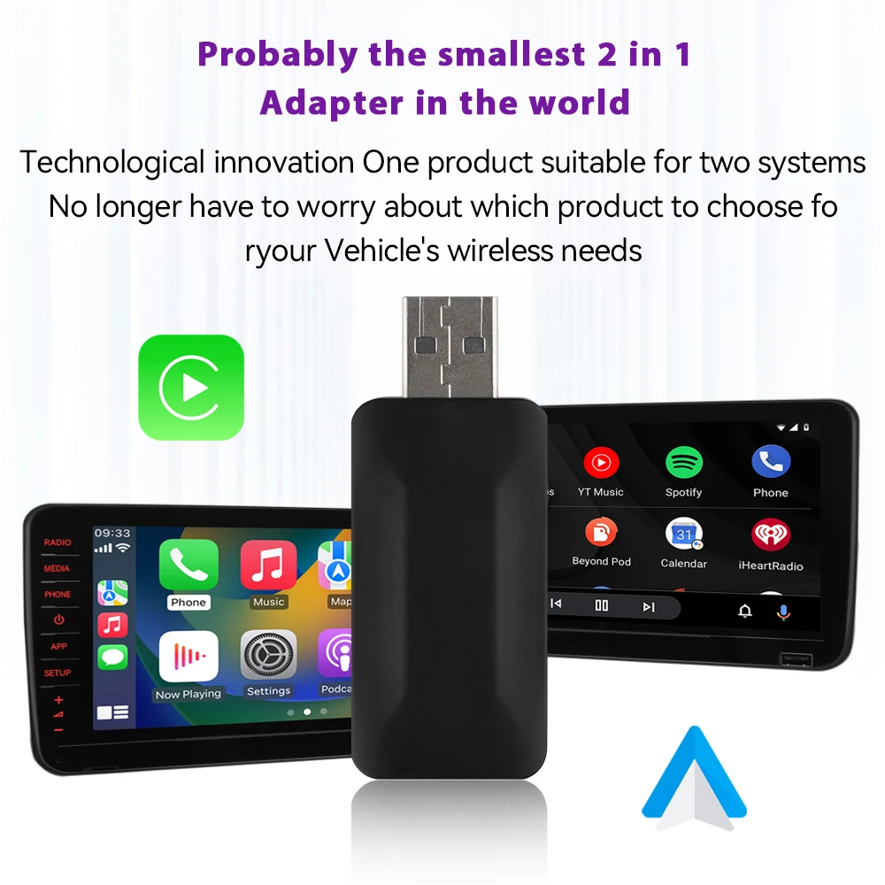 USB Wireless Carplay Dongle for RCD360 RCD330 RCD440 RCD880 RCD780 MIB Car Radio Wireless Android Auto Dongle Plug and Play