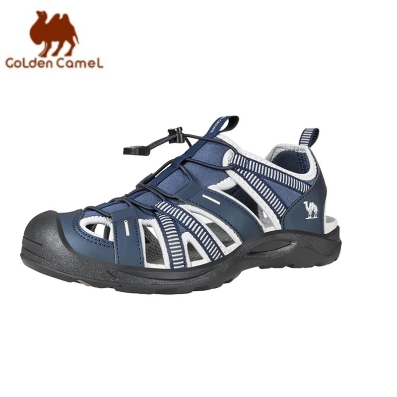 

GOLDEN CAMEL Men's Hiking Sandals Closed Toe Athletic Sport Summer Sandal Non Slip Beach Shoes for Men 2023 Outdoor Slippers