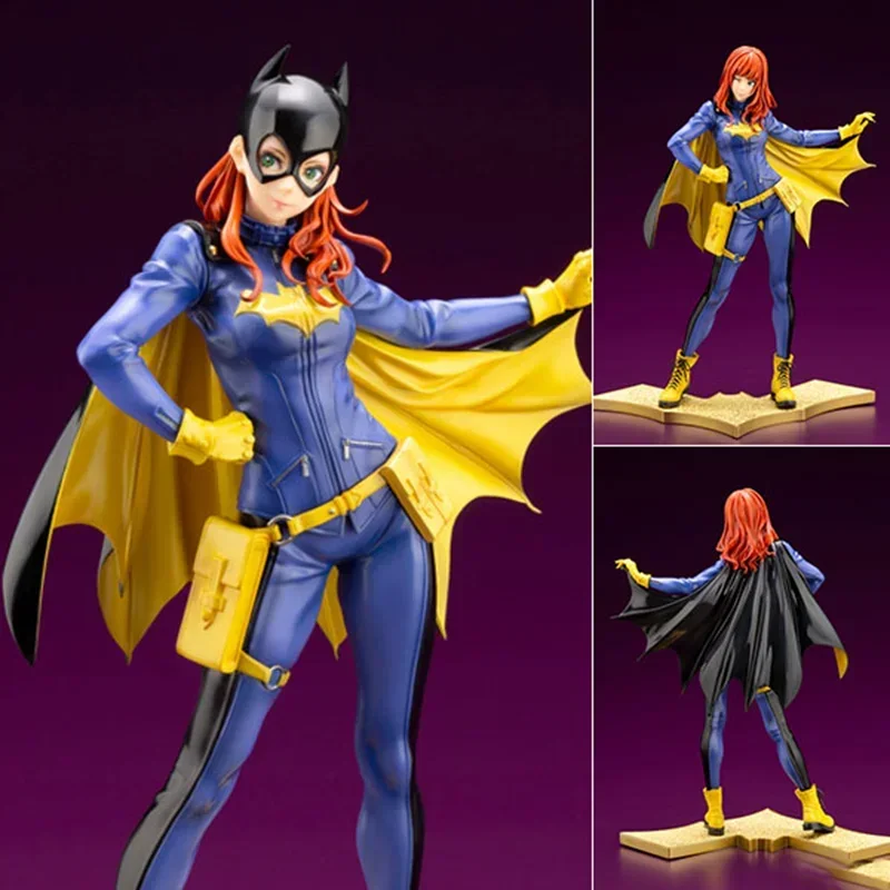 Original Dc Comics Bishoujo Anime Figure Statue Batgirl Barbara Gordon Action Figure Collectible Model Adult Kids Toy Gifts