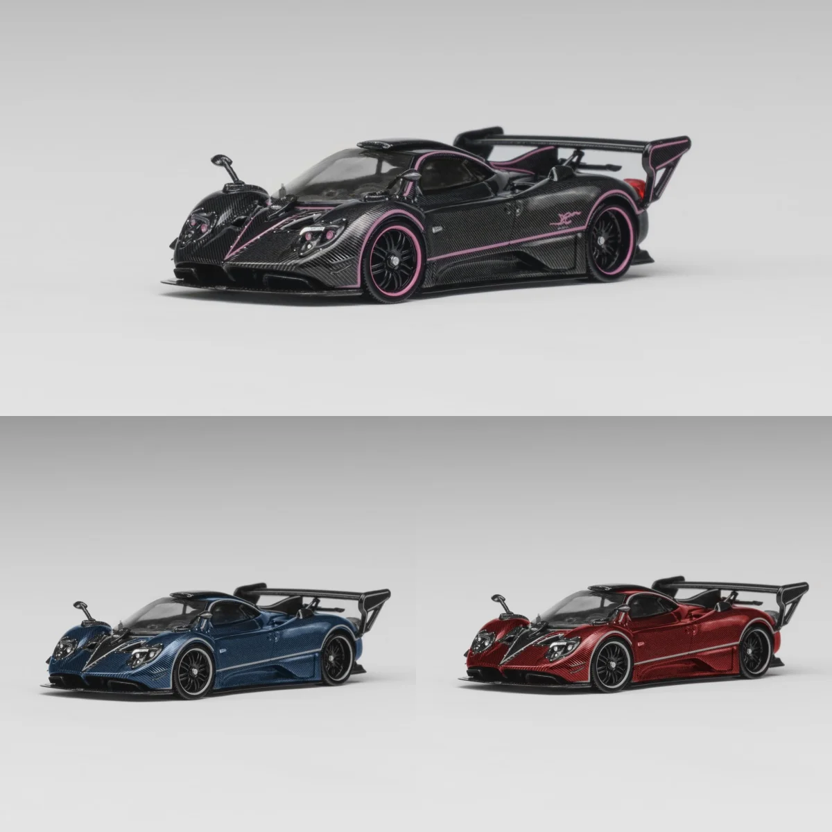 HH Model 1:64 Pagani Zonda 760 JC Supercar Alloy Diecast Model Car Collectible Ornament Gift
