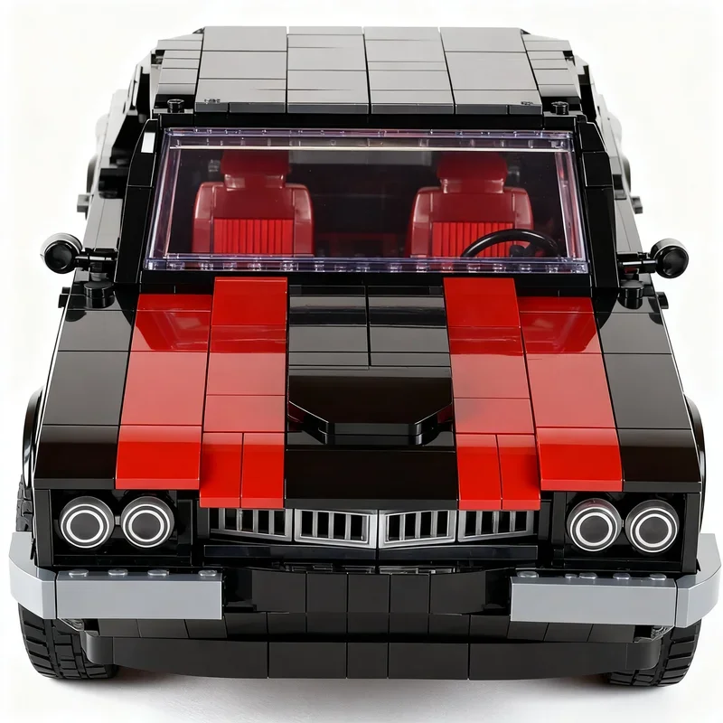 1109PCS Fored Capri MK1 Classic Retro Supercar Coupe Model DIY Creative Technology Display Assembly Building Blocks Gift 10304