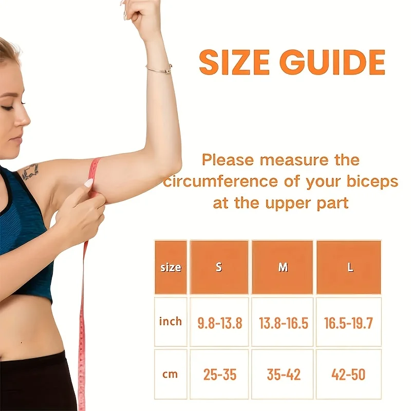 1pc Fiber Compression Arm Sleeve for Men And Women, Biceps And Triceps Support Arm Sleeve, Badminton, Fitness, Sweat-Absorbent