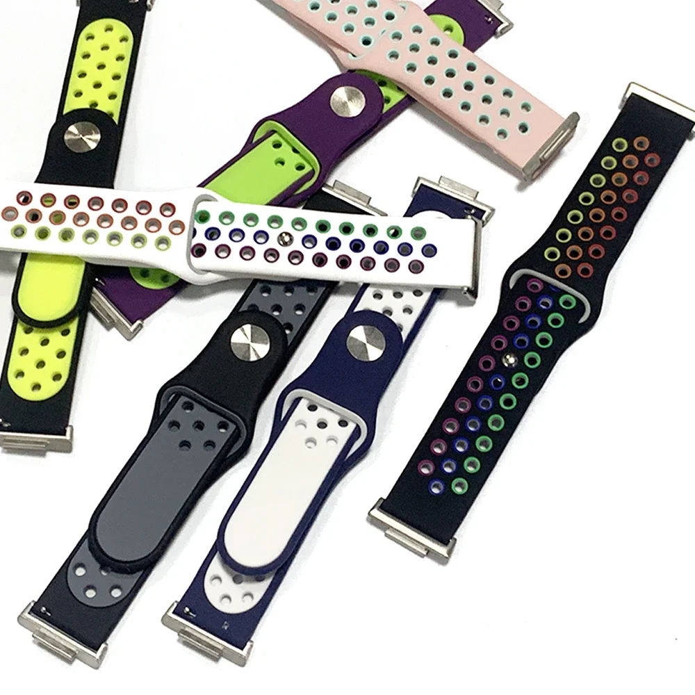 Banda respirável para huawei ajuste 2 cinta relógio inteligente pulseira de silicone esporte correa vitalidade pulseira huawei fit2 novos acessórios