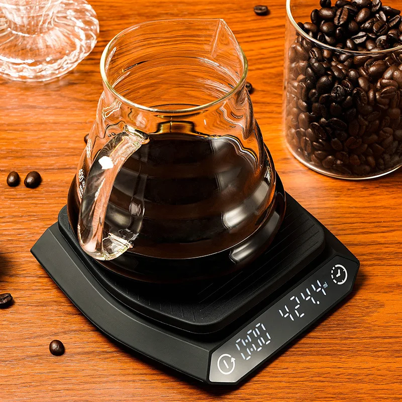 Smart Hand Brewing Coffee Scale USB Charging Electronic Scale Home Convenience Mini Kitchen Baking Food Scale Waterproof