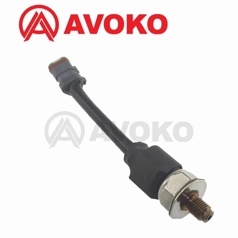 Fuel Relief Valve Rail Pressure Sensor Transducer With Connector Plug For Cumnins ISX 5PP5-3 4954245 1760323