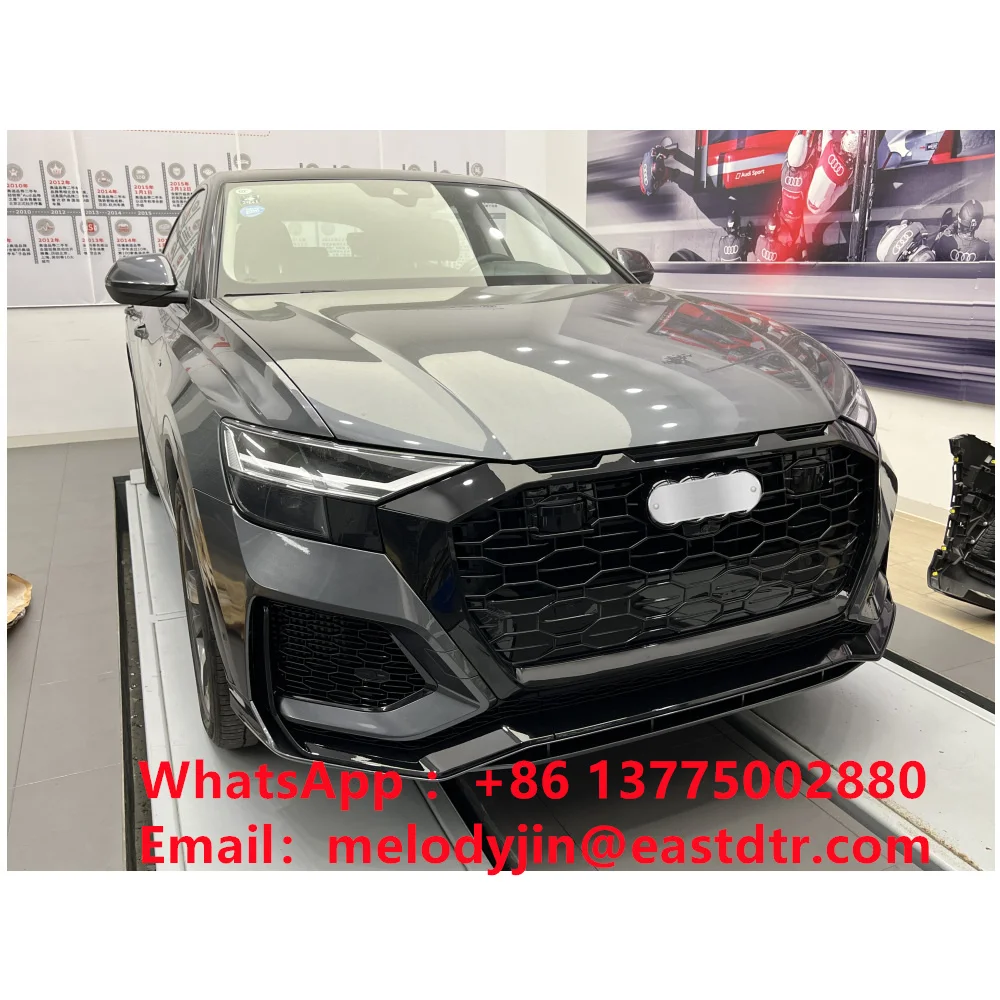 RSQ8 Style Front Bumper Fit Audi Q8 PP Auto Tuning Parts Factory Price