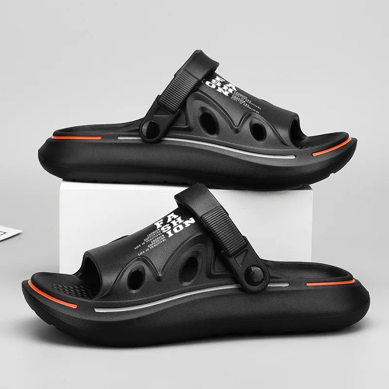 2024 New Summer Men Sandals Casual Shoes Slippers For Men Fashion Outdoor Slides EVA Soft Comfortable Beach Slippers