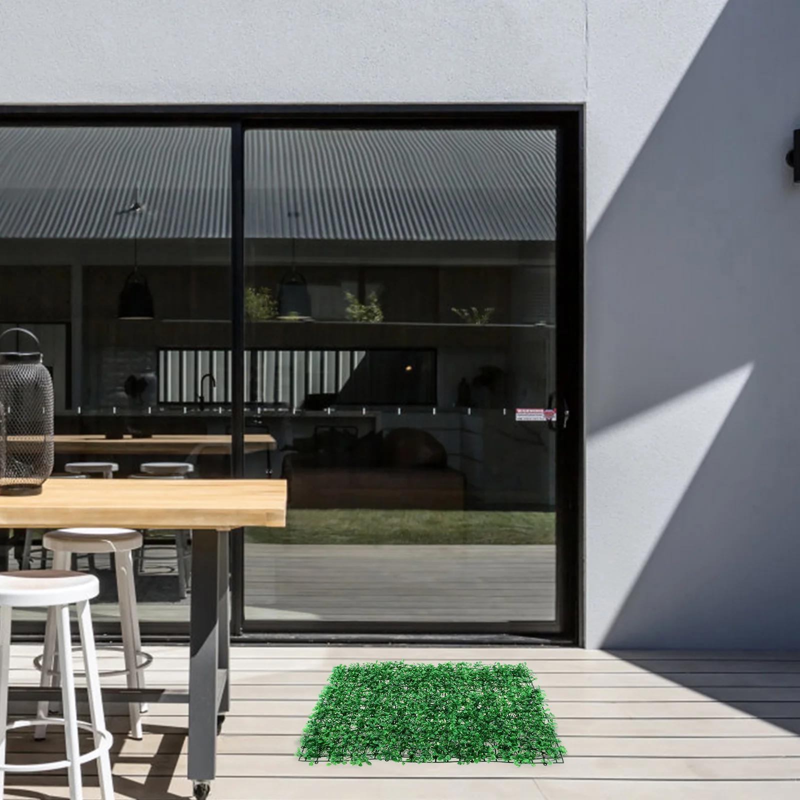 1 مجموعة الاصطناعي ماس حصيرة محاكاة العشب العشب للديكور الداخلي في الهواء الطلق دائمة الخضرة كثيفة يتلاشى مقاومة قسط وهمية الحديقة ل